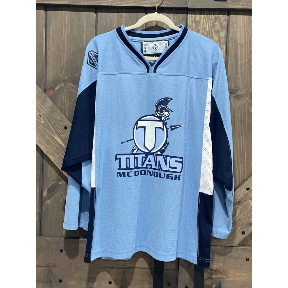 Tackla Titans Jersey Blue Men's‎ Size Small Original Genuine Tackla Product